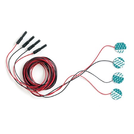 Natus - EMG Adhesive Electrode with Leadwire 20 mm X 59 Inch Lead Length Silver / Silver Chloride NonSterile Disc Tip Disposable - 019-415000