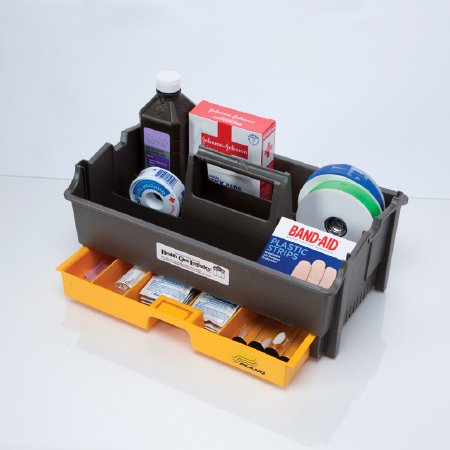 Health Care Logistics - Carry Caddy with Drawer 6.81 X 9.19 X 14.75 Inch HDPE - 5227