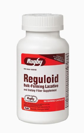 Major Pharmaceuticals Laxative Reguloid Capsule 160 Per Bottle 0.52 Gram Strength Psyllium Husk - 536113560