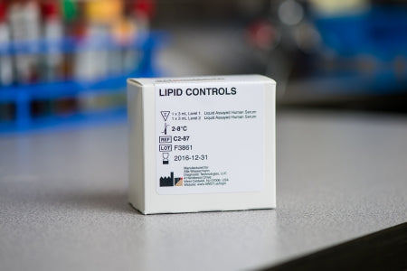 Alfa Wassermann Caridac / Lipids / General Chemistry Test Control Kit Lipid Level 2 2 X 3 mL - C2-87