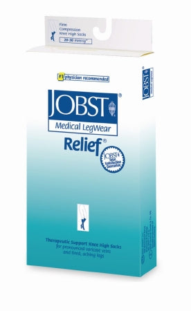 JOBST Relief - Compression Stocking Knee High Small Beige Open Toe - 55990101