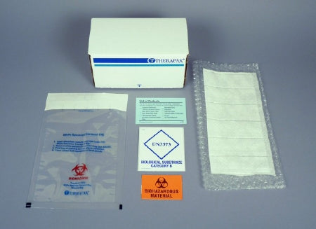 Fisher Scientific Therapak Biological Substance Category B Ambient Ambient Specimen Transport System 4 X 4 X 7 Inch 6-Tube Capacity - 22130025