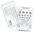 GOOD-LITE - Eye Chart Good-Lite 16 Inch Measurement Acuity Test - 744000