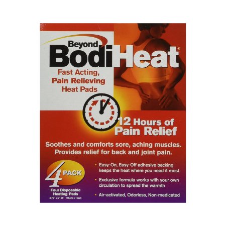 Beyond Bodi Heat - Topical Pain Relief Activated Carbon / Iron Powder / Vermiculite Patch 4 per Box - 02837374984