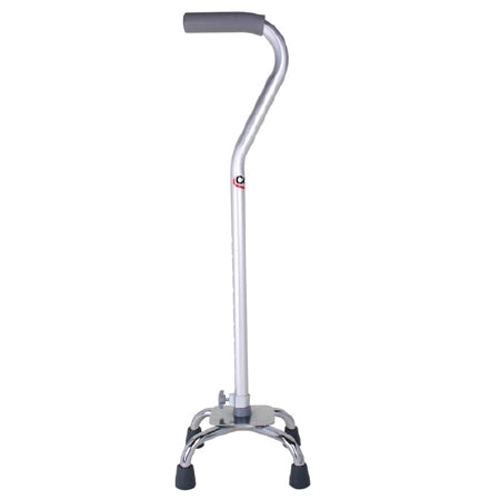 Apex-Carex Healthcare Carex Small Base Quad Cane Aluminum 28 to 37 Inch Height Silver - FGA73600 0000
