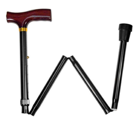 Apex-Carex Healthcare Carex Folding Cane Aluminum 33 to 37 Inch Height Black - FGA77300 0000