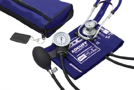 American Diagnostic Corp Pro's Combo II Blood Pressure Kit Pocket Style Hand Held 2-Tube Adult Size Arm - 768-641-11ABK