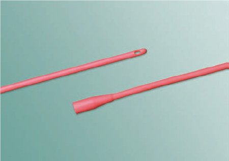 Bard Bardia Urethral Catheter Coude Olive Tip Red Rubber 16 Fr. 16 Inch - 802516