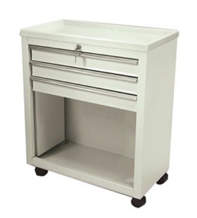 AliMed - Emergency Cart Plastic 13.25 X 24.5 X 29 Inch Beige - 936076
