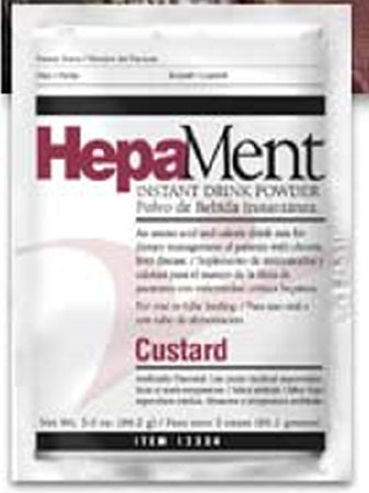 Medtrition/National Nutrition HepaMent Oral Supplement Custard Flavor 3 oz. Individual Packet Powder - 12334