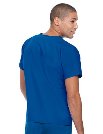Landau Uniforms - Scrub Shirt Small Nautical Blue 1 Pocket Short Sleeve Unisex - 71221NAUTSM