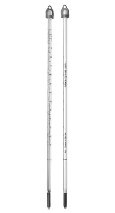 Fisherbrand - Liquid-in-Glass Thermometer Celsius -20° to +150°C Total Immersion Free-standing Does Not Require Power - 13201414