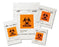 Medline - Specimen Transport Bag with Document Pouch 6 X 9 Inch Zip Closure Biohazard Symbol / Storage Instructions NonSterile - DYND30261