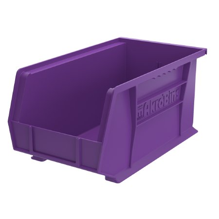 Akrobins - Storage Bin AkroBins Purple Plastic 7 X 8-1/4 X 14-3/4 Inch - 30240PURPL