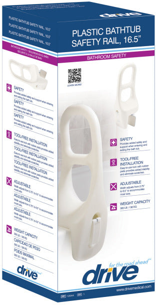 Drive Medical Plastic Tub Rail
