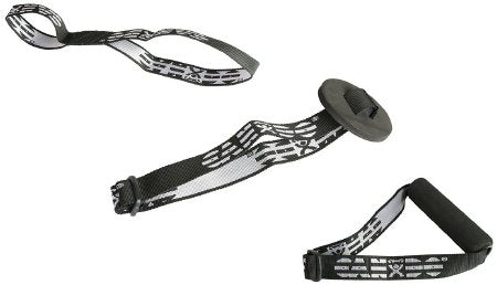 Fabrication Enterprises CanDo Accessory Kit Cando Foam Handle (pair), Double Loop Webbing Stirrup, Door Disc - 1254518