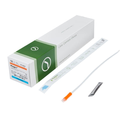 Magic3 - Urethral Catheter Coude Tip Hydrophilic Coated Silicone 16 Fr. 16 Inch - 50616