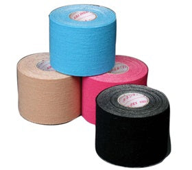 Fabrication Enterprises Kinesio Tex Gold Kinesiology Tape Water Resistant Cotton 2 Inch X 5-1/2 Yard Blue NonSterile - 24-4912