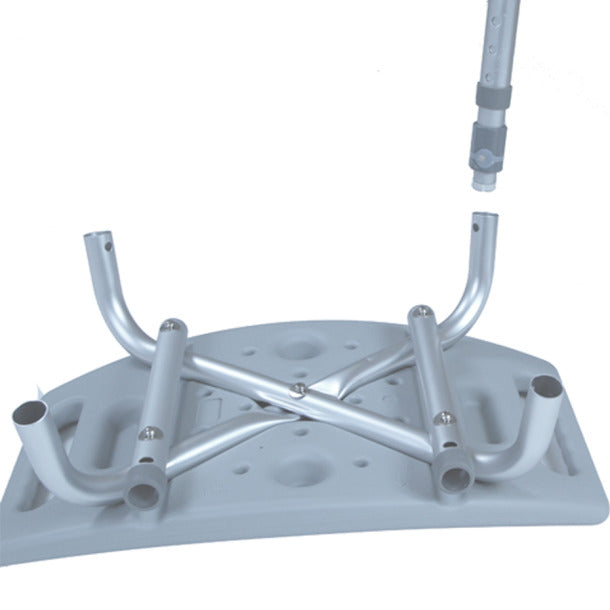 Drive Medical Deluxe Aluminum Shower Bench without Back "Gray" - 12203KD-4