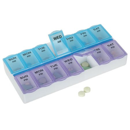 Apothecary Products - Pill Organizer 7 Day 2 Dose - 67471