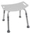 Drive Medical Deluxe Aluminum Shower Bench without Back "Gray" - 12203KD-4