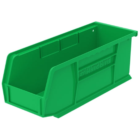 Akro-Mils Akrobins Storage Bin AkroBins Green Industrial Grade Polymers 4 X 4-1/8 X 10-7/8 Inch - 30224GREEN