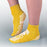 Pillow Paws Risk Alert Terries - Slipper Socks 2X-Large Yellow Ankle High - 3902-001