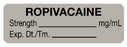 PDC - Drug Label Anesthesia Label Ropivacaine_% Date_Time_Int Gray 1/2 X 1-1/2 Inch - 59709272