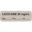 PDC - Drug Label Anesthesia Label Lidocaine 20 mg/mL Date_Time_Int Gray 1/2 X 1-1/2 Inch - 59726602