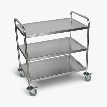 Luxor - Utility Cart 21 X 33-1/2 X 37 Inch Silver - ST-3