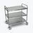 Luxor - Utility Cart 21 X 33-1/2 X 37 Inch Silver - ST-3