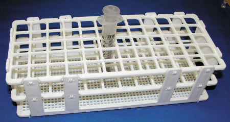Shippert Medical Technologies Syringe Rack 60 cc, White, Plastic, 2.6 X 4.1 X 9.7 Inch, Stackable, Autoclavable - 3-S-R60