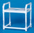 IPU Toilet Safety Rail Oversized White PVC - TSF12OS
