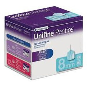 Unifine Pentips - Insulin Pen Needle 31 Gauge 5/16 Inch Length NonSafety - AN3530