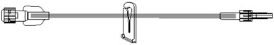 ICU Medical - Extension Set 60 Inch Tubing 0.4 mL Priming Volume DEHP-Free - B2020