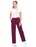 Landau Uniforms Scrub Pants X-Small Wine Female - 8327RWPWINE-XS