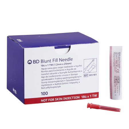 BD - Fill Needle Blunt 18 Gauge 1 Inch - 305181
