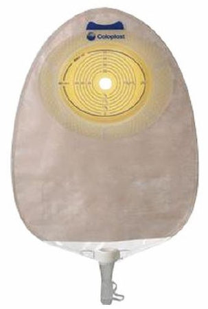 Coloplast SenSura Urostomy Pouch One-Piece System 10-3/8 Inch Length, Maxi 1 Inch Stoma Drainable Convex Light, Pre-Cut - 11817