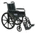 Drive Medical Cirrus IV Lightweight Wheelchair Dual Axle Full Length Arm Padded, Removable Arm Style Mag Wheel Black 18 Inch Seat Width 300 lbs. Weight Capacity - C418ADFASV-SF
