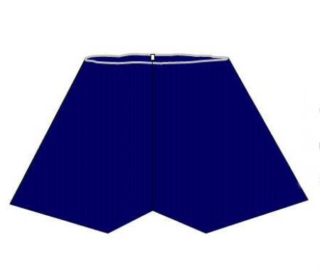 Welmed Exam Shorts Large / X-Large Navy Blue Nonwoven Adult Disposable - 9100-405U