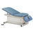 Clinton Industries Shrouded Power Bariatric Treatment Table with Drop Section Foot Control, Power Height 550 Lbs. - 84438-40-3CN