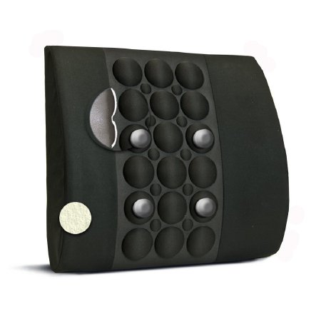 Brownmed IMAK Ergo Back Cushion Lumbar Support Cushion 13-1/2 W X 13-4/5 H X 4 D Inch Foam - A30122