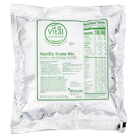 Hormel Solutions Super Shake Mix - Oral Supplement Vanilla Flavor Powder 20.5 oz. Individual Packet - 28289