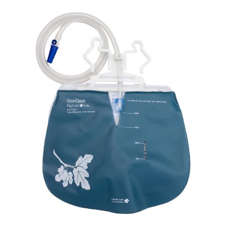 Fig Leaf Lite - Urinary Drain Bag Anti-Reflux Valve Sterile 2000 mL Vinyl - 10273