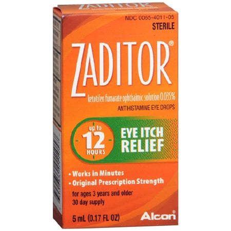 Alcon Zaditor Allergy Eye Relief 0.17 oz. Eye Drops - 65401105