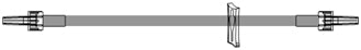ICU Medical Extension Set 20 Inch Tubing Without Port 2.1 mL Priming Volume DEHP-Free - B1559