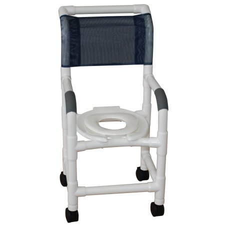 MJM International - Pediatric Shower Chair Push Handle PVC Frame Mesh Back - 115-3TW-RH