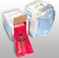 Elkay Plastics - Infectious Waste Bag 7 to 10 gal. Red Bag LLDPE 24 X 24 Inch - LBOR2424RE