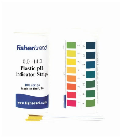 Fisher Scientific Plastic pH Test Strip 0.0 to 14.0 - 13640516
