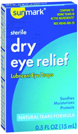 McKesson sunmark Eye Lubricant 0.5 oz. Eye Drops - 49348069729